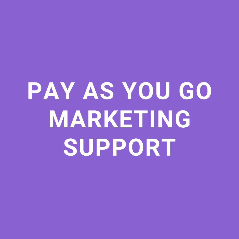 Pay-As-You-Go Digital Marketing Support