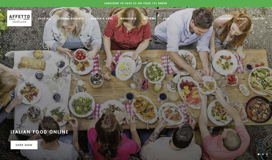Affetto Italiano Home page