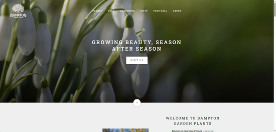 Bampton Garden Plants Home page