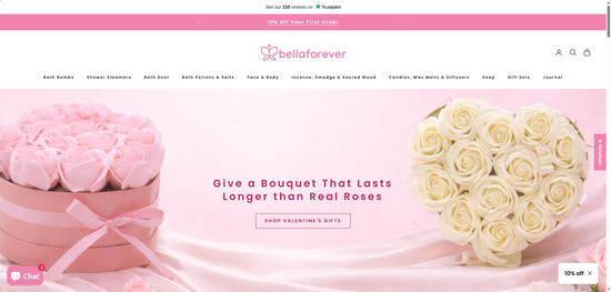 Bella forever home page