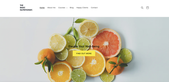 The Basic Nutritionist home page