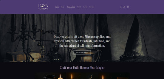 Luna temple homepage