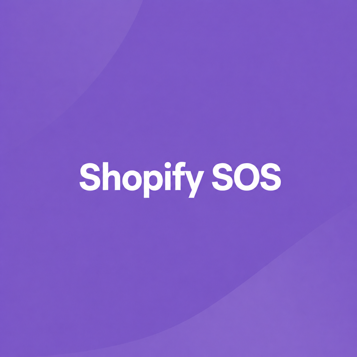 shopify sos